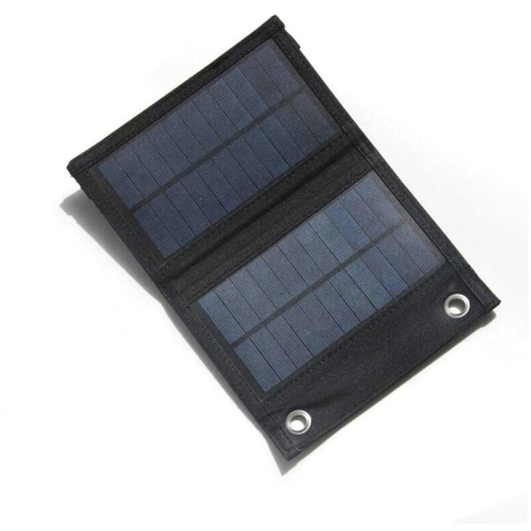 4W bärbar solpanel utomhusladdare hopfällbar solpanel strömförsörjning laddningspaneler 5V USB mobiltelefon extern batteri