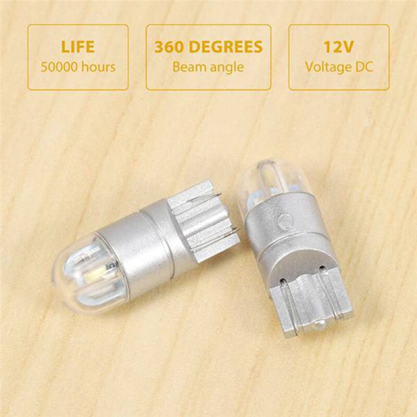 20 kpl 6000K Canbus T10 168 194 W5W Dome-lupa Sivuvalo LED-lamppu Valkoinen