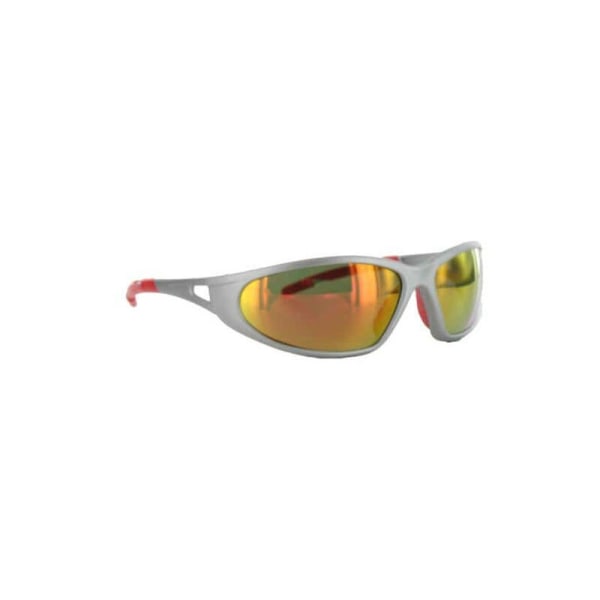 FREELUX LUX OPTICAL solbriller Mat sølv rødt spejl Kategori 3