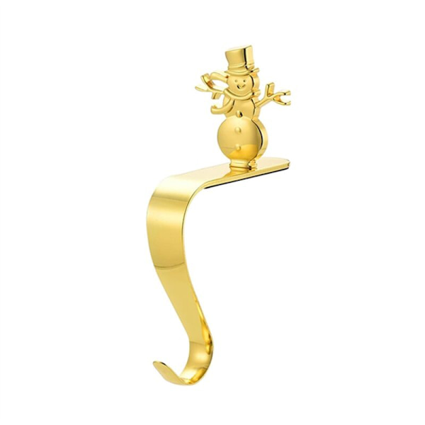 Julstrumpehållare, Guld Färg Öppen Spishållare, Snöflinga Julgran, Juldekoration, Julgåvopåse, Strumpa