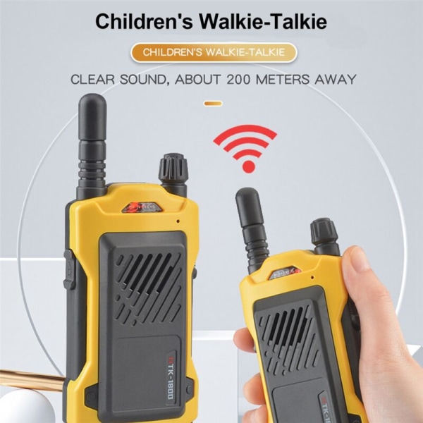2 stk. Børne Walkie Talkies Radio til Udendørs Vandreture Camping Børn Kommunikerer Legetøj