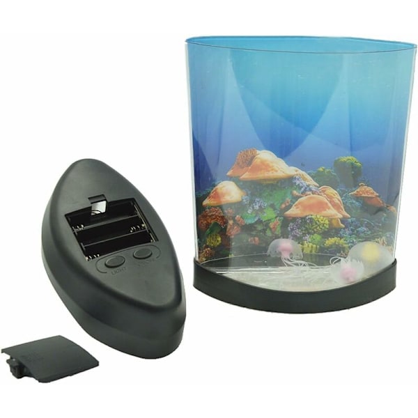 Mini USB akvarium LED manetlampe, hav LED nattlys, akvarium LED-belysning, kreative gaver til barn og voksne, atmosfærelampe for Chri