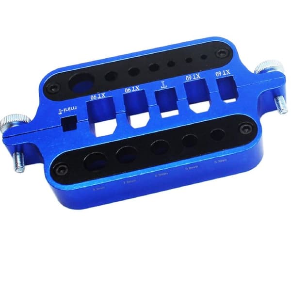 XT60/XT90 Lodde-stasjon i aluminium, multifunksjonell isolert bananplugg for PCB-montering
