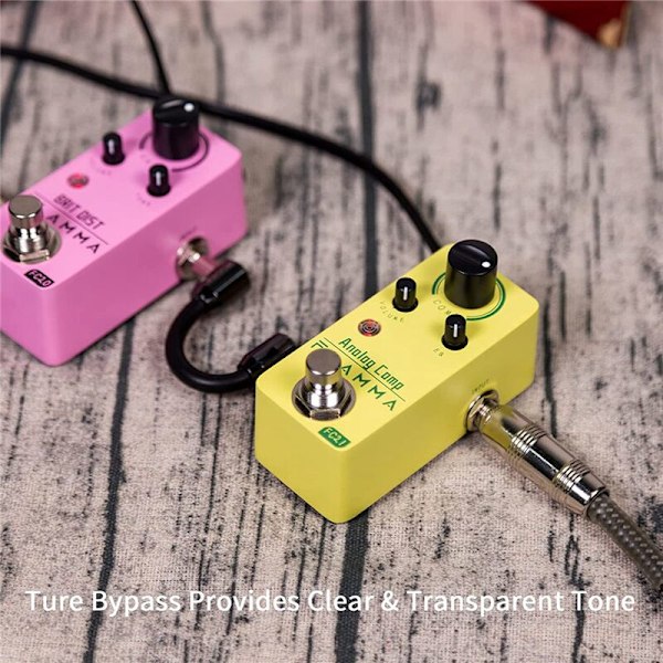 FC21 Kompressorpedal Elektrisk Gitarreffekpedal Klassisk Optisk Kompresjonseffekt True Bypass