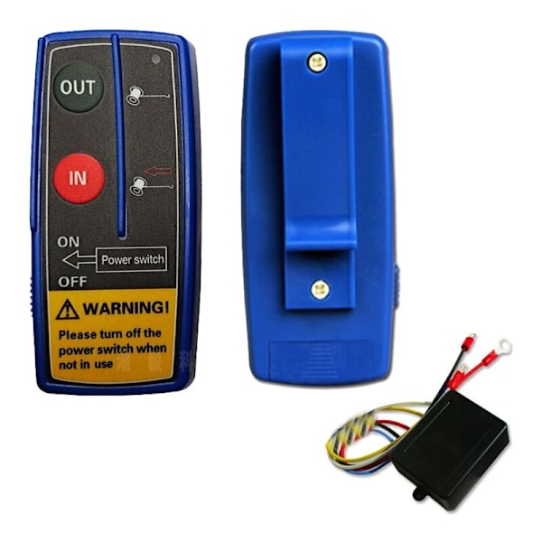 24V 12V Trådløs Elektrisk Digital Vinsj Fjernkontroll for t.u.k. Jeep ATV SUV, kombinasjonsbryterkontroller