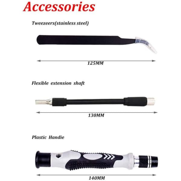 15 in 1 Mini Precision Screwdriver Set Kits Tools, Small Box Torx Screwdriver Computer Laptop Disassembly for Macbook, iPhone, Repair, Glasses, DIY,