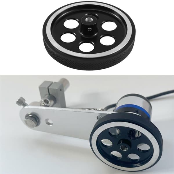 360Mmx8MmX15Mm Industriel Aluminium Gummi Måle Encoder Meter Hjul til Industriel Encoder Tilbehør Encoder Hjul