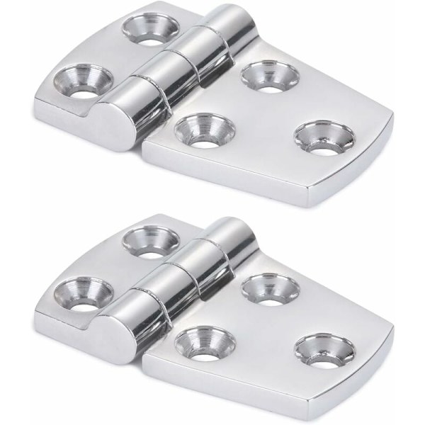Hardware Support Dørhængsel Heavy Duty Stål Bådhængsel Kabinet Platform Hængsel Rustfrit Stål Marine Garage Sus316 2stk 38mm x 57mm
