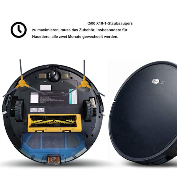 12 stk. til Ikhos Create NetBot S15 X500 X600 Pro Robotstøvsuger Sidebørste