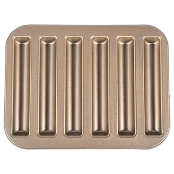 Holdbar Non-Stick Cookie Pan Kageform Stål Kageform Brødform Mini 3D Cylinder Kageform