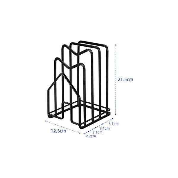Skærebrætstativ, grydelågsstativ, skærebræt opbevaringsstativ køkkenbord drænstativ