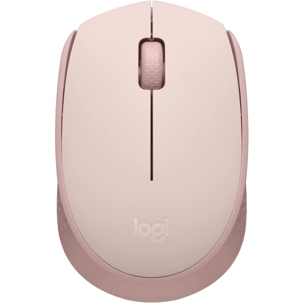 Trådløs mus til pc, Mac, bærbar, 2,4 GHz med USB-minimodtager, optisk sporing, Ambidextrous - Rose
