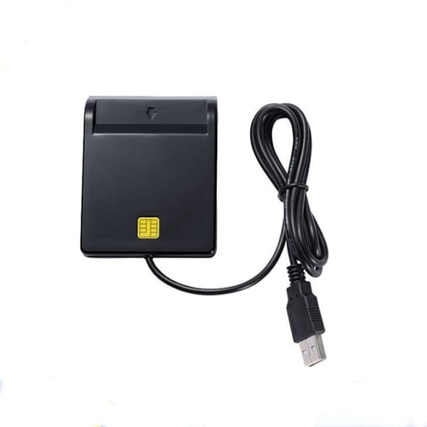 USB-kortlæser til IC/ID-bankkort, høj kvalitet EMV-kortlæser til Windows 7 8 10 til Linux OS USB- 7816