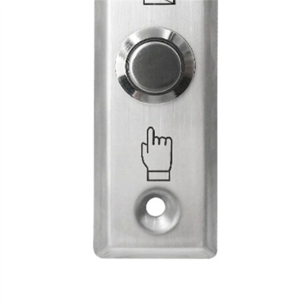Rostfritt stål utgångsknapp för kontrollsystem dörråtkomstlås dörröppningsknapp utgångsknapp legering