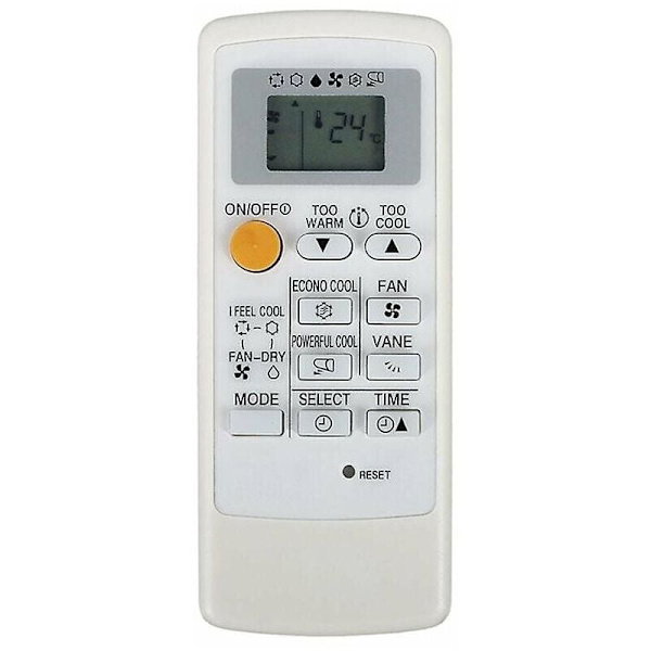 Reservedeler Fjernkontroll for Aircondition Kompatibel med Mitsubishi