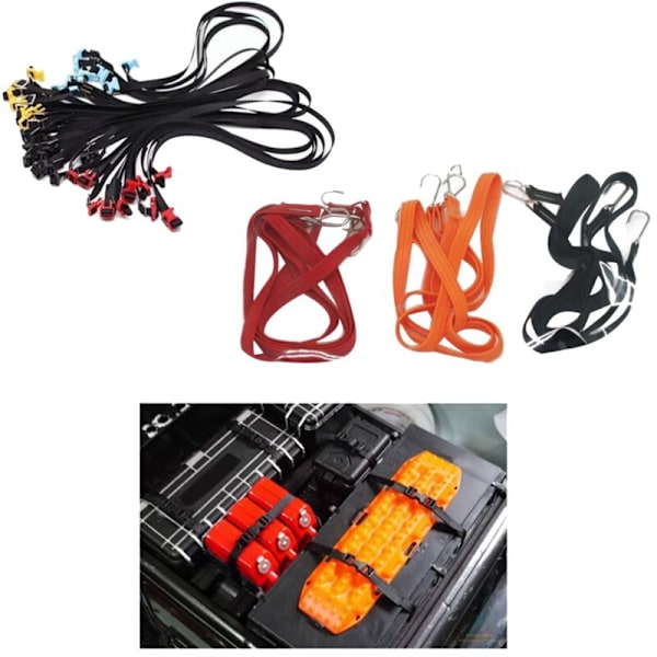 Spännband för bagagehållare 1:10 skala RC Crawler Car Axial SCX10 90046 TRX4 TRX6 Redcat Gen8 VS4-10,D