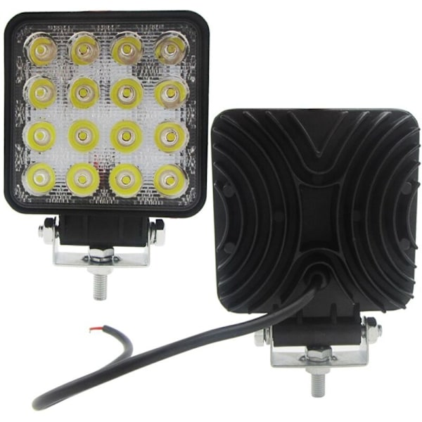 48W 6000k LED-arbejdslys til traktor, SUV, lastbil og 4WD 12V 24V