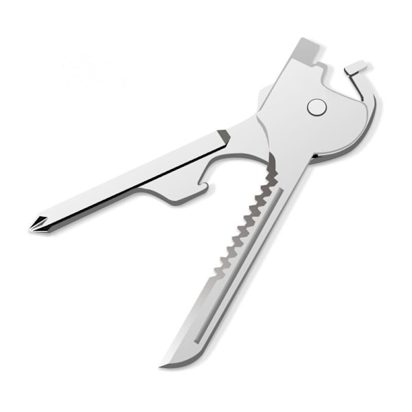 Multifunktionell verktygsnyckel fickkniv multiverktyg edc utrustning utomhus gadget