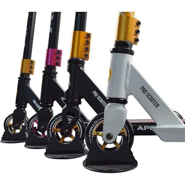 1 stk Med en meget stabil base scooterholder, med sklisikre puter, egnet for de fleste scootere fra 95mm til 120mm -