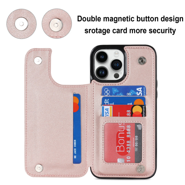 Case till iPhone 15 Pro Max med korthållare