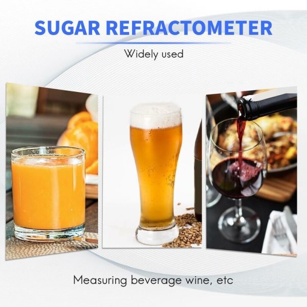 Refraktometer - 0-90% Brix refraktometer, sockerhalt