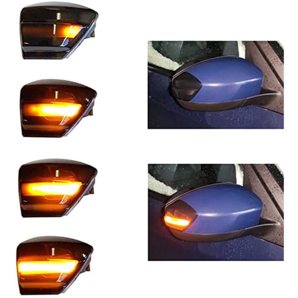 2 stk. Dynamisk sidespejl LED-indikator Blinklys til 2007-2014 C-MAX C394 2008-2012