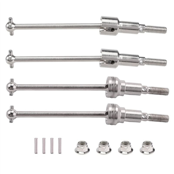 Metalldrivaksel og bakre for HBX 16889 16889A 16890 16890A SG1601 SG1602 1/16 Fjernkontrollbil Oppgraderingsdeler