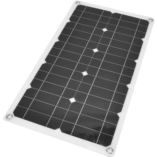 18V 100W Vandtæt Solpanel Solcellepanel Udendørs Batterilader til Hjem Bil Båd