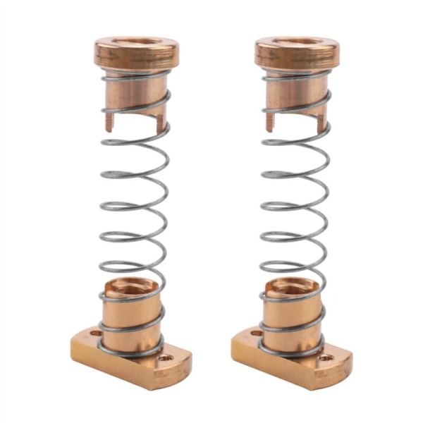 T8 Anti-Spring Fjädermutter Eliminering Mellanmutter för 3 -10 T8 Huvudskruv DIY CNC 3D-skrivare Ledning 2Mm