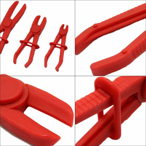 Punainen Letkun Kiristyspihdit Nylon Polttoaineletkun Kiristyspihdit Jarruletkun Kiristyspihdit Sarja Letkun Pihdit Nylon Letkun Kiristyspihdit Letkun Kiristyspihdit - 3 Kpl HIASDFLS