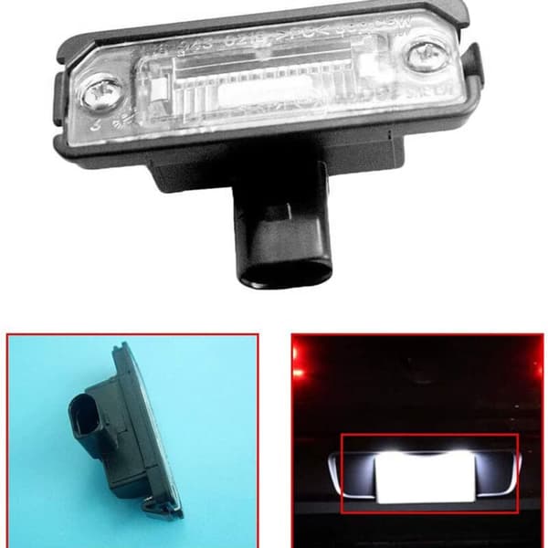 2X Nummerpladelys Lampe 1J6943021B Passer til GOLF MK4