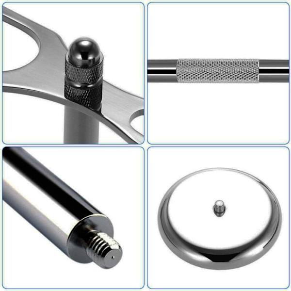 Chrome Razorbørsteholder Razor Stativ (Sølv)
