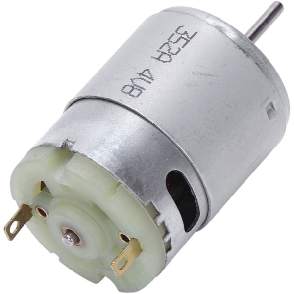 2X RS380 DC 1.5-18V 30000RPM Mini 38x28mm Motor til RC Model DIY, Sølv