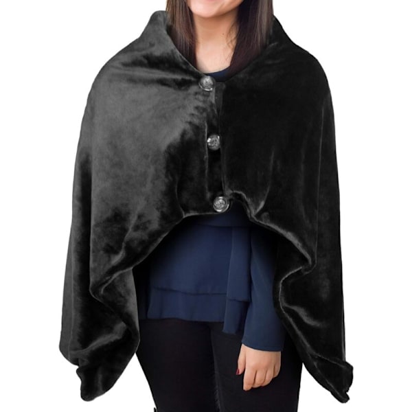 Elektrisk Uppvärmd Pläd, USB Uppvärmd Sjal, Elektrisk Uppvärmd Poncho, Pläd med 3 Värmegrader, 3 Timerinställningar, 11\" x 17.5\"