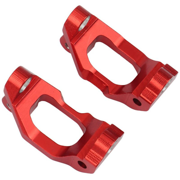 2 stk. Metall Caster Block C- for Axial Jr. AX90052 AXI90069 1/18 RC Bil Oppgraderingsdeler, Rød