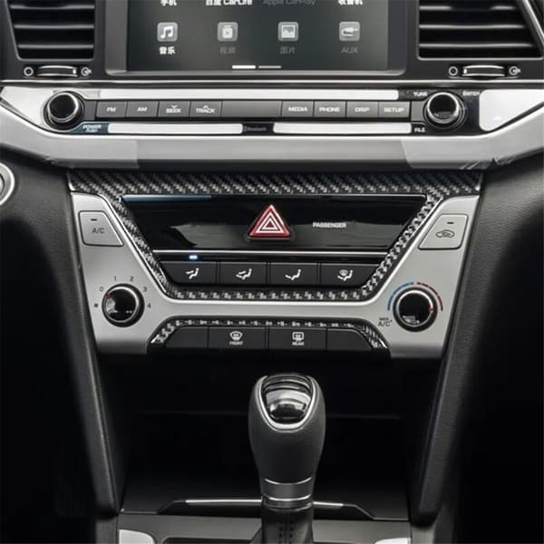 Blød fiber til 2017 2018 2019 2020 tilbehør central kontrol A/C aircondition panel trim