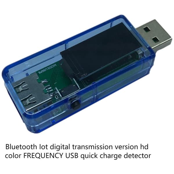 USB-tester Digital Multimeter Spændingstester Tester Meter Opladningsaftale QC 2.0/3.0 C