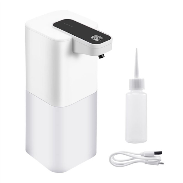 Automatisk skumdämpare med sensor, 400 ml, USB-laddningsbar skumdämpare, IPX4 vattentät, kontakt