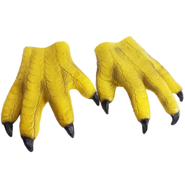 Skræmmende Halloween-kostumehandsker Papegøjehandsker Fancy Dress Up Cosplay Monster Devil Claw Gloves