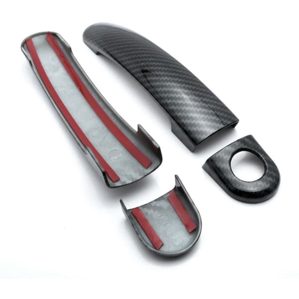 Fiber Style Side Door Handle Decoration Trims til MK6 2012-2015 2009-2016 - 2010-2014