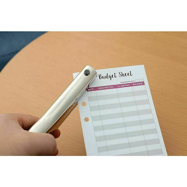 Hullemaskine, u Hullemaskine Heavy Duty Hullemaskiner Papir Hullemaskine Bærbar Lang Hullemaskine
