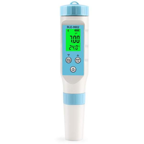 Intelligent PH-testare Bluetooth PH-mätare 0,01 PH Hög precision PH-kvalitetstestare med ATC: 3 i 1 PH EC-temperaturmätare