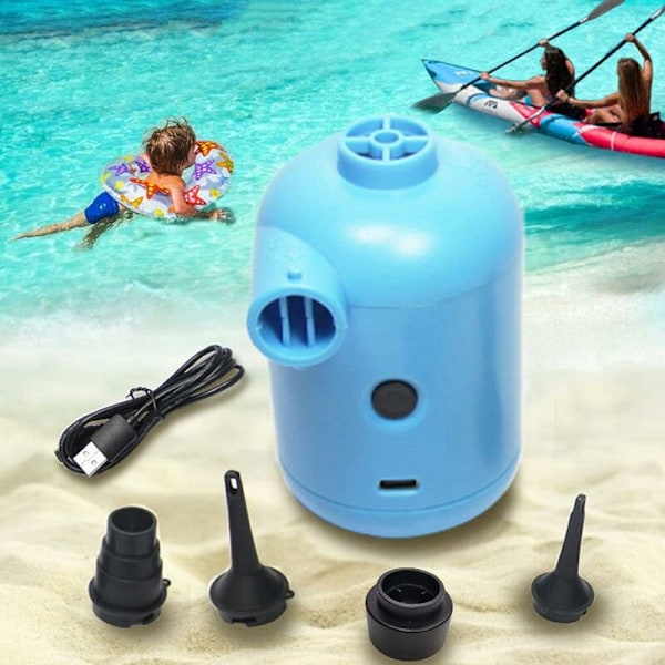 Madras Pumpe, Elektrisk Oppustelig Pumpe, Elektrisk Pumpe Luftpumpe til Swimmingpool Oppustelige, Elektrisk Båd Pumpe til Hjem Oppustelige
