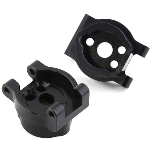 2 st metall bakgrindfäste 8256 för TRX4 -4 1/10 RC Crawler biluppgraderingar delar tillbehör, svart