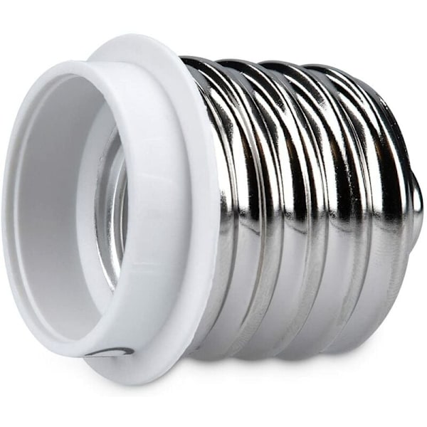 4x sokkeladapter - E40 til E27 sokkelkonverter - E27 base lampholderadapter til halogen LED-pære