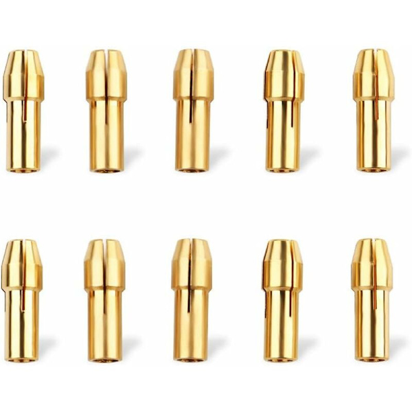 10 stk. 4,8 mm borepatron, messingpatron, borepatron, messingpatron, borepatron, borepatron, borepatron, 0,5 mm/0,8 mm/1,0 mm/1,2 mm/1,5 mm/1,8 mm/