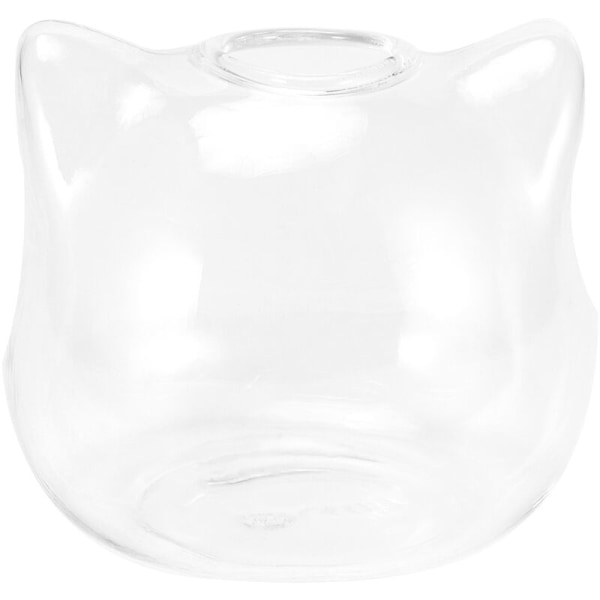 Kattglasvas Hydroponisk Växtvas Terrarium Behållare Kruka Dekor Konst