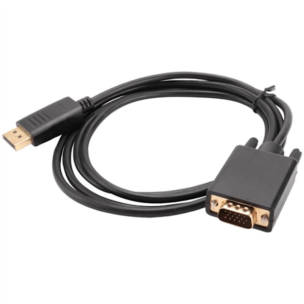 2x VGA-displayportkabel (DP till VGA-kabel) 1,8 meter