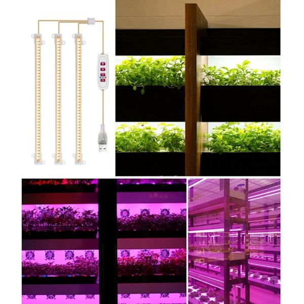 Sunlight Kasvien Kasvatusvalon Spektri LED Kasvatusvalonauhat 5V Himmennettävä Lamppu Kasvien Kasvuun Ajastimella Valon Nostamiseksi