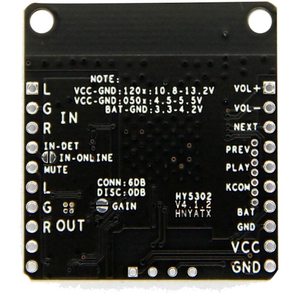 QCC3031 APTXHD Audio Input Module LINE-IN Loss HiFi Bluetooth 5.0 Receiver Board til BT-hovedtelefoner UDEN DC 3.3-4.2V